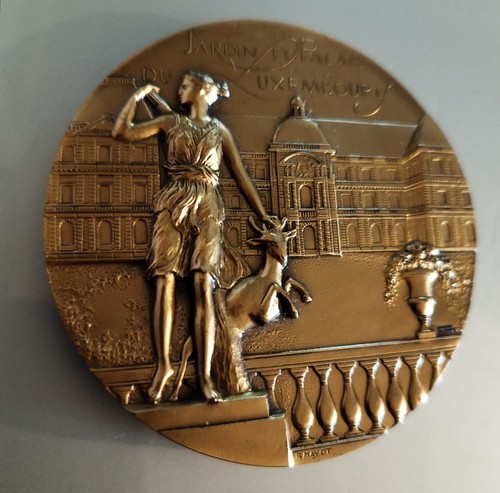 Médaille bronze signée - bronze,