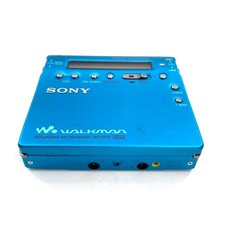 Lecteur enregistreur portable SONY MD Walkman MZ-R900 bleu testé fonctionnel ...