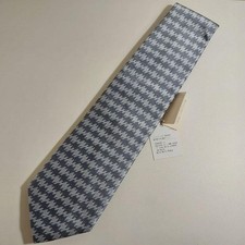 Cravate en soie grise