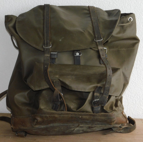 Vintage sac dos cuir - sac,