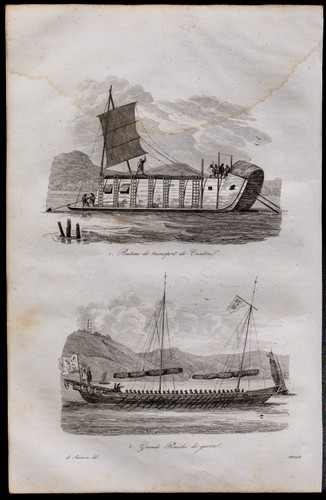 1835 chine bateau de - -,