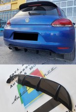 VW Scirocco 2008-2013 Diffuseur Arrière Sous Tamponneuses R - Ligne ABS Noir