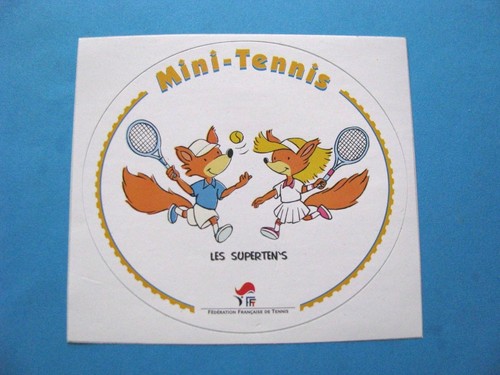 Ancien autocollant mini tennis - ancien,