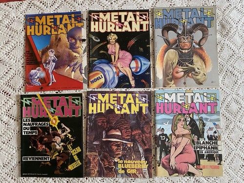 Lot métal hurlant 37 38 - lot, 36