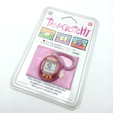 Original Tamagotchi RARE Bandai 1996-1997 blister scellée G1 - Rose Transparent