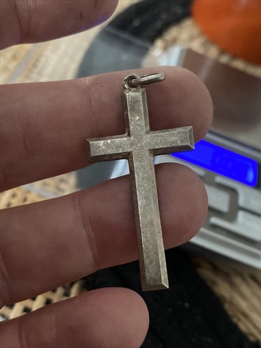 Ancien pendentif croix - ancien, en