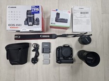 Canon EOS 450D Digital SLR Camera 12.2MP , EF-S 18-55mm  & Tamron  70-300mm Lens