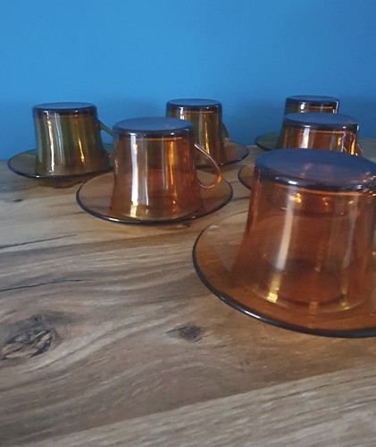 Lot tasses café et - 6, à