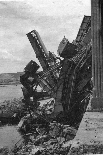 Ww2 cherbourg les ruines - cherbourg,,