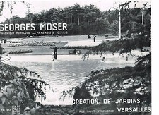 1964 GEORGES MOSER ADVERTISING ADVERTISEMENT Garden Creation