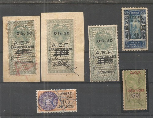 Timbres anciens france fiscaux - timbres,