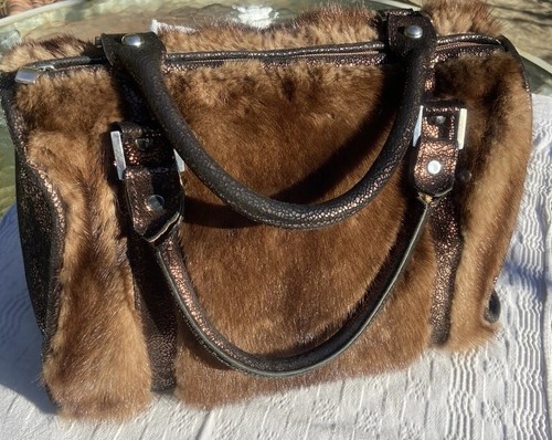 Sac main vintage vison - sac, et