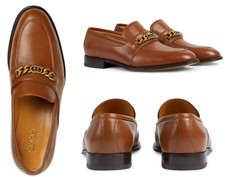 GUCCI Chaîne Slip-On En Cuir