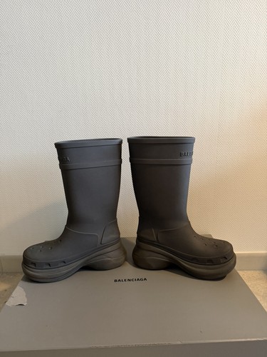 Balenciaga croc boots - croc,