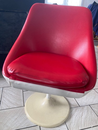 1970 paire chaise tulipe - de,