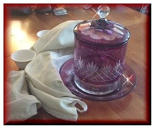 Cookie candy jar amethyst - cookie,