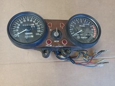 1974 Yamaha XS500 Gauge Cluster with Ignition Switch/Key
