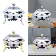 Réchaud rond Buffet plus chaud amovible Portable Pot à alcool réchaud Buffet