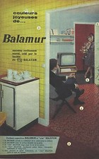 1961 ADVERTISING BALAMUR Wall Clothing