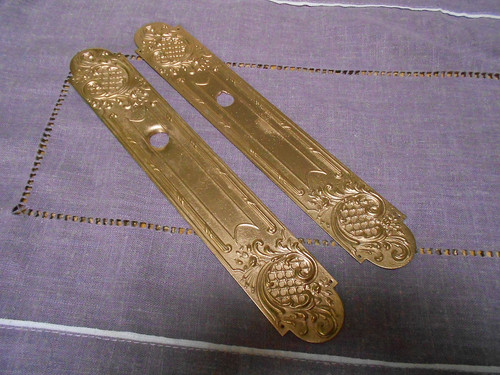 Ancienne paire plaques de - paire,