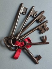 Lot de 6 Anciennes clés fer