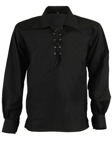 Chemise jacobite noire - jacobite,