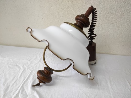 Ancienne lampe suspension - ancienne, lampe,
