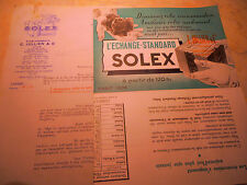  antique documents on solex carburetors (ref 11)