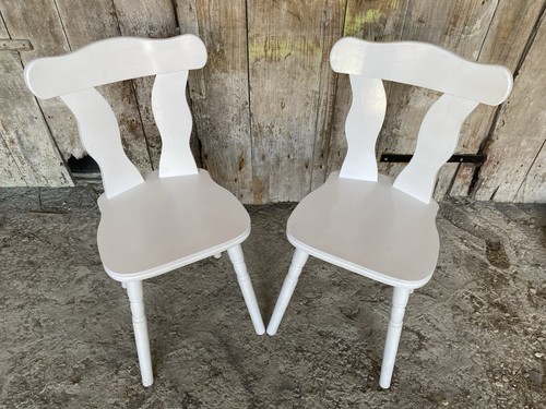 Paire chaise ancienne bistrot - paire,