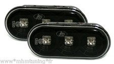2 REPETITEURS LATERAUX LED NOIR VW GOLF 3 1.9D TD TDI 1.6 1.8 2.0 GTI 16S VR6