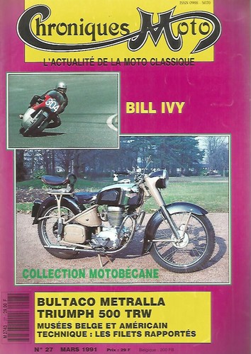 Chroniques moto collec - moto, n°27