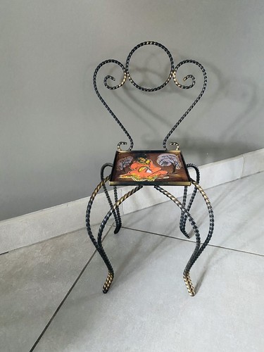 Porte plante fer forgé - plante,