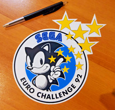 SONIC sticker sticker the hedgehog SEGA game console Euro Challenge 1992