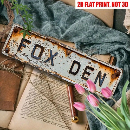 Vintage fox den - vintage,