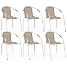 Lot de 6 chaises de jardin