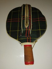 Ancienne raquette de ping pong Butterfly dans sa housse vintage