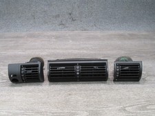 96-02 BMW E36/7 Z3 SET OF 3 DASH DASHBOARD LEFT RIGHT CENTER AIR VENT BLACK OEM
