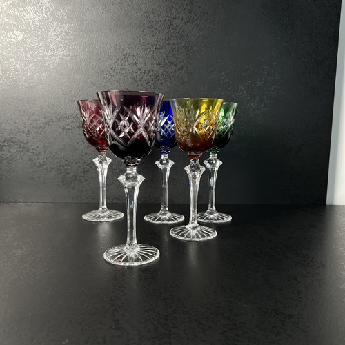 Lot verres vin du - à,