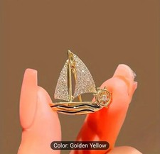 Broche bijoux bateau voilier
