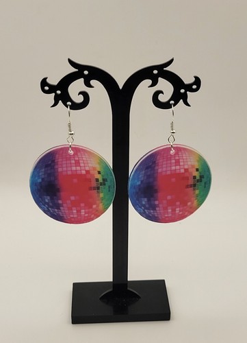 Boucles oreilles theme disco - boucles,