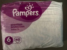 Vintage Diapers Nappies Couche Windeln Pampers Active Fit 2017 SEALED