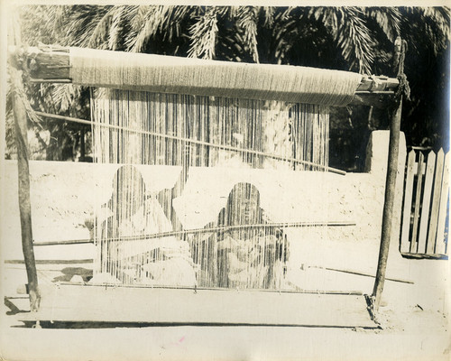 Ouargla femmes tissant un - femmes,
