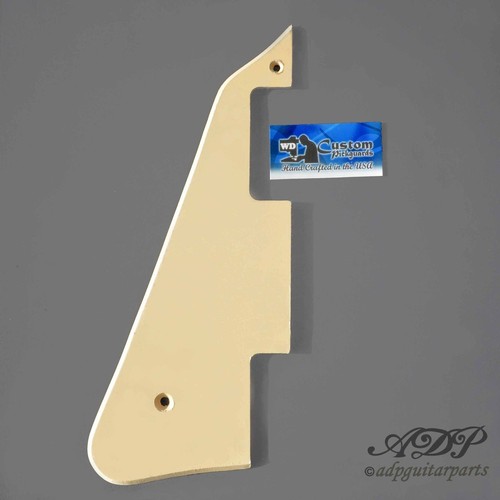 Pickguard gaucher crème 1ply - crème,