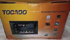 TOCADO Android 2DIN Car Stereo GPS WiFi Bluetooth 1080p w/ Camera NEW