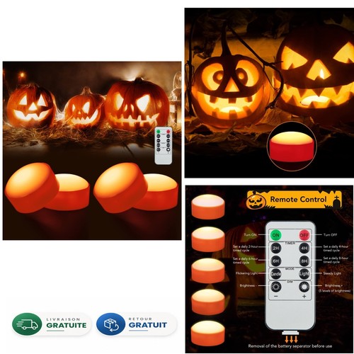 Citrouille lumineuse halloween - lumineuse,