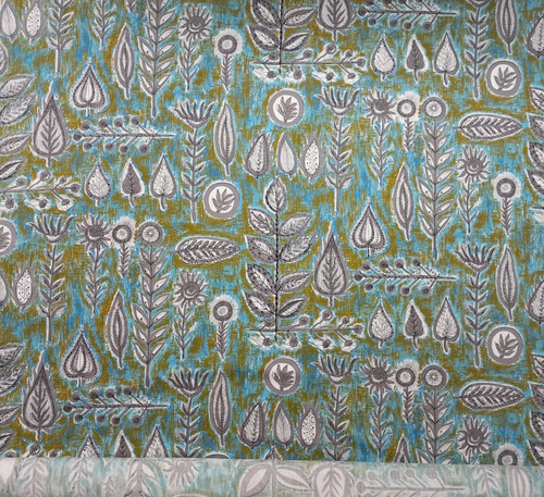 Tissu vintage herbier - tissu,