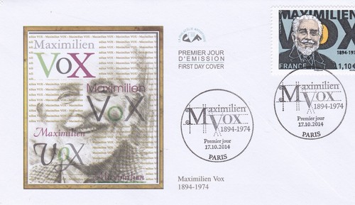 France 2014 fdc maximilien - france,