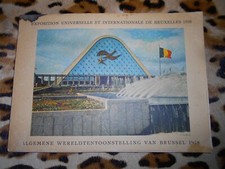 Livret Exposition Universelle et Internationale de Bruxelles 1958