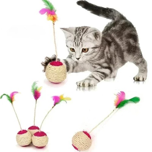 Jouet chat interactif sisal