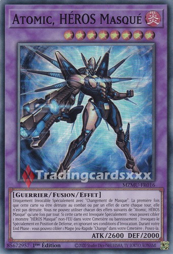 Atomic héros - yu-gi-oh!, atomic,